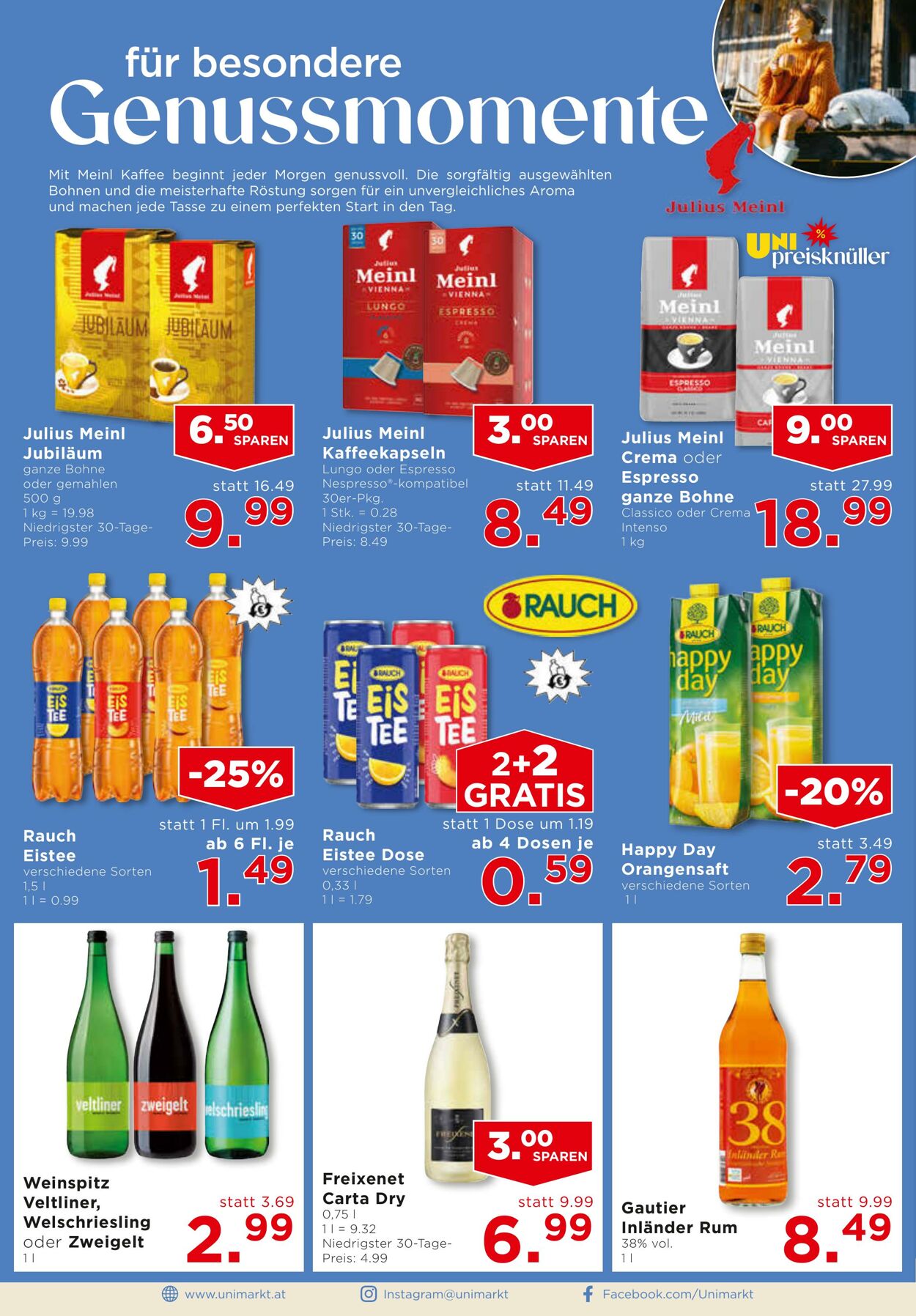 Prospekt Unimarkt 22.10.2025 - 28.10.2025