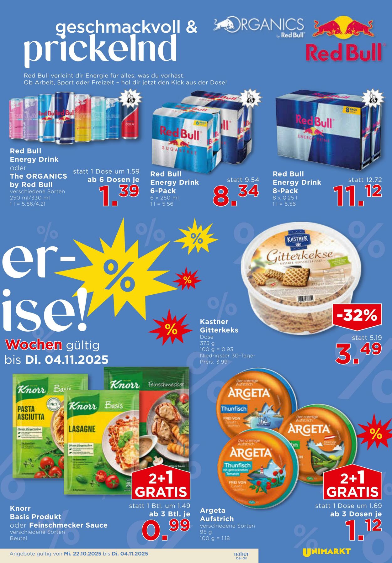 Prospekt Unimarkt 22.10.2025 - 28.10.2025