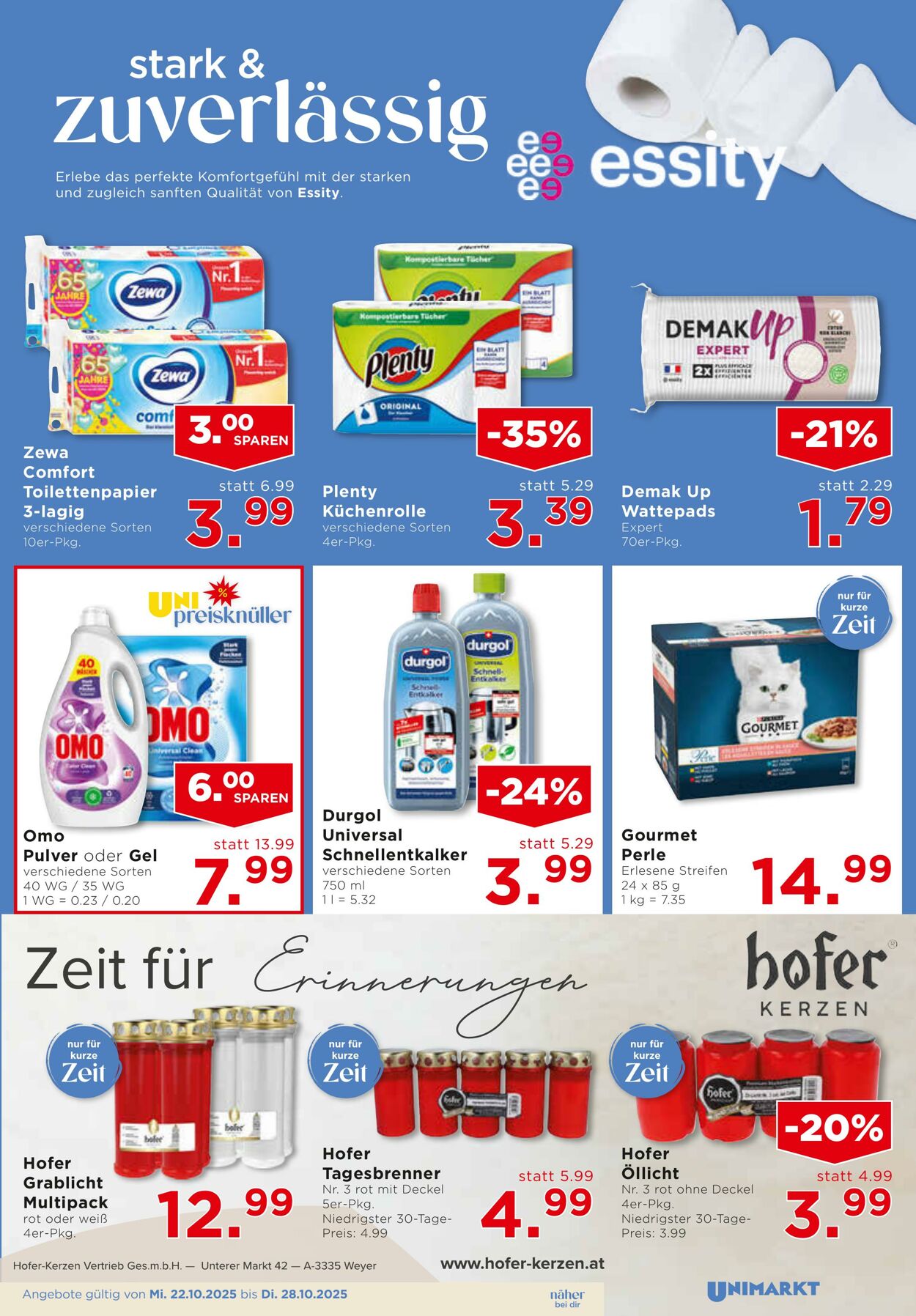 Prospekt Unimarkt 22.10.2025 - 28.10.2025