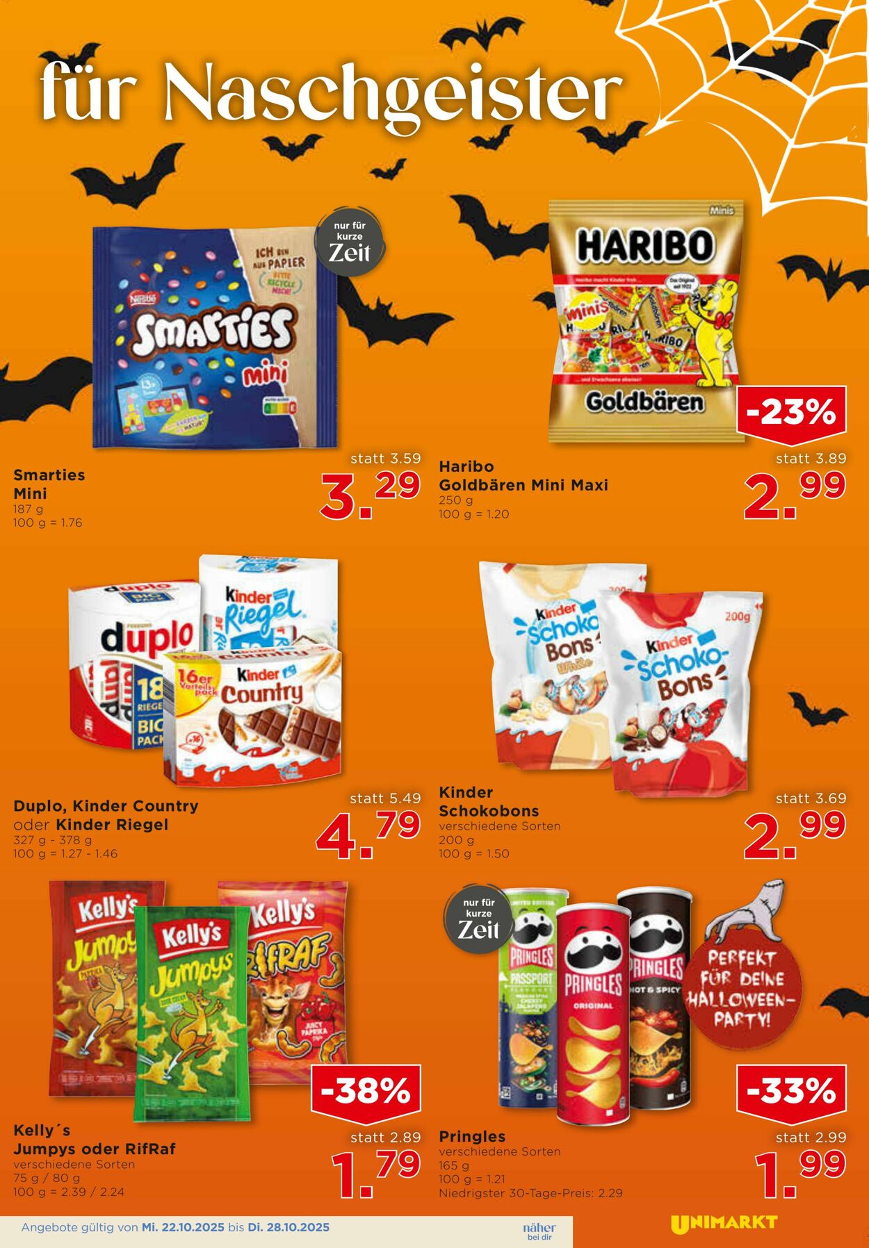 Prospekt Unimarkt 22.10.2025 - 28.10.2025