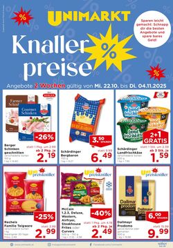 Prospekt Unimarkt 22.10.2025 - 28.10.2025