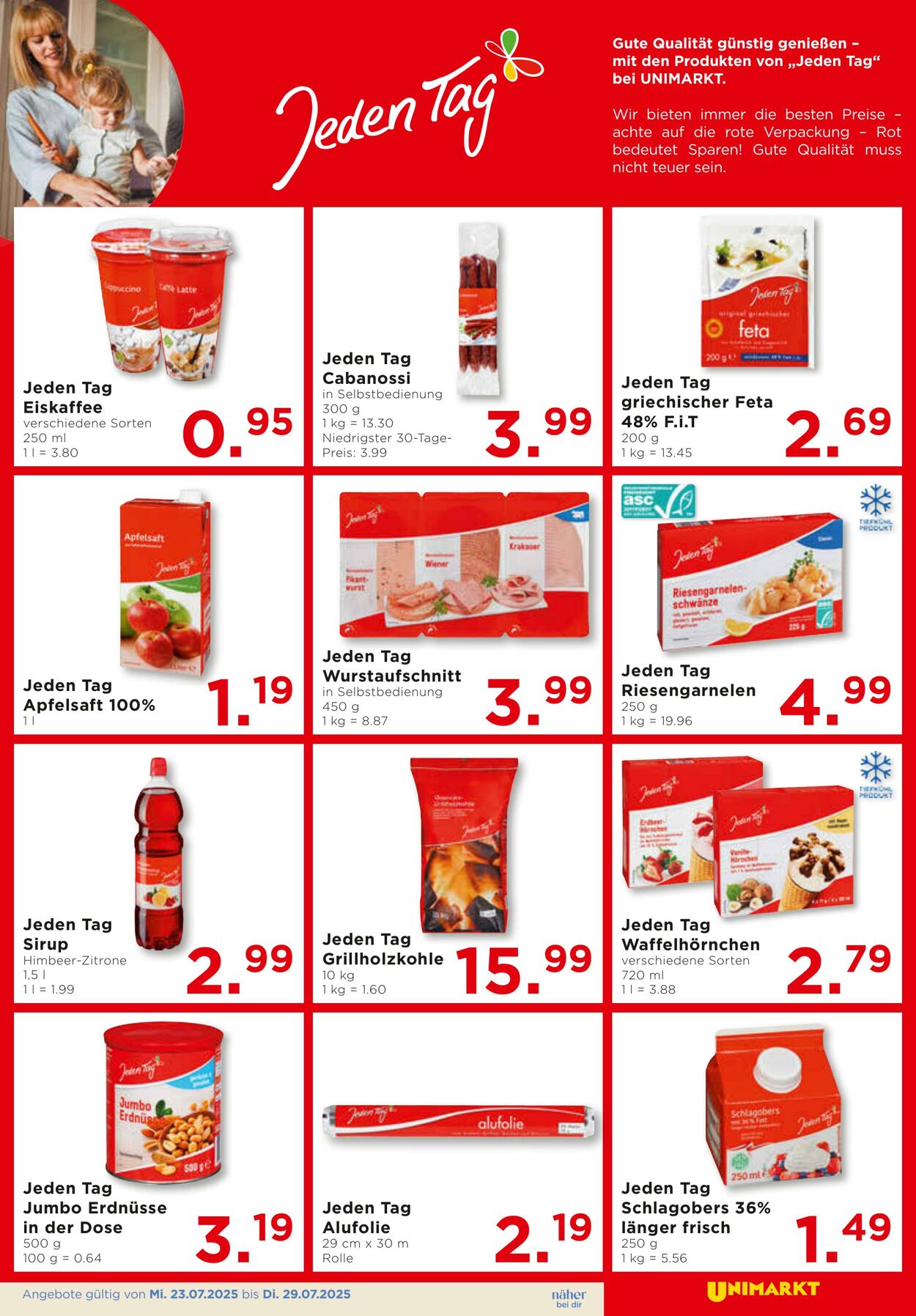 Prospekt Unimarkt 23.07.2025 - 29.07.2025