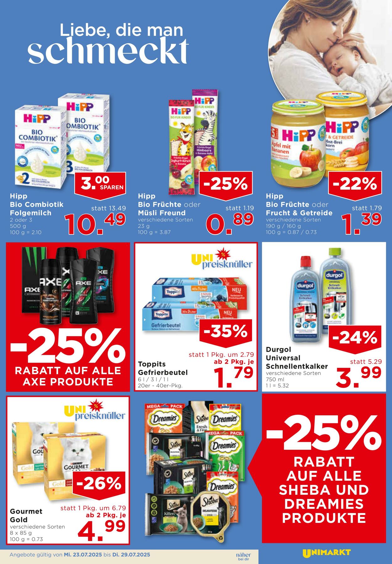 Prospekt Unimarkt 23.07.2025 - 29.07.2025