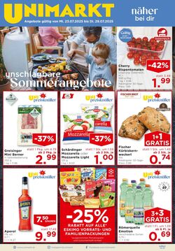 Prospekt Unimarkt 23.07.2025 - 29.07.2025