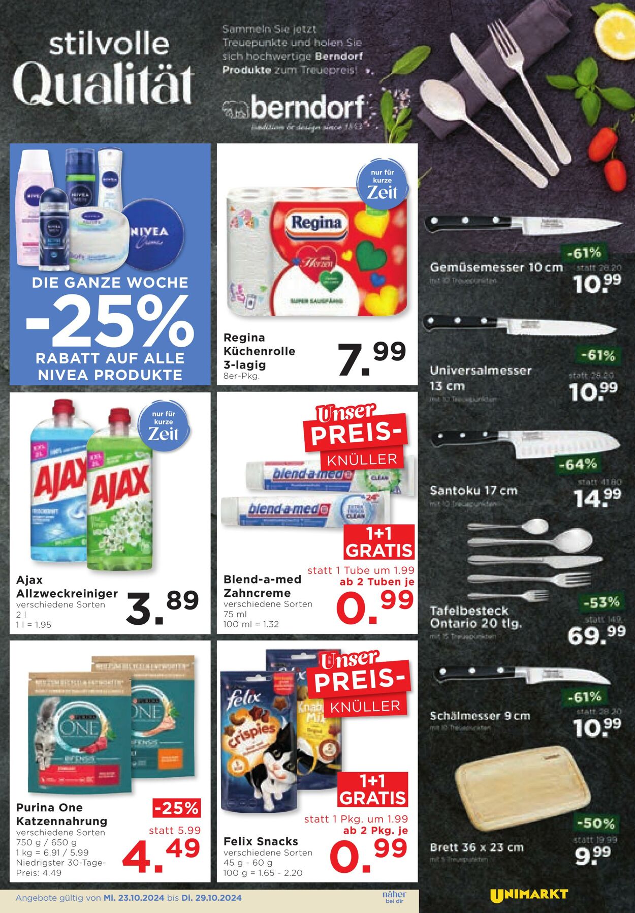 Prospekt Unimarkt 23.10.2024 - 29.10.2024