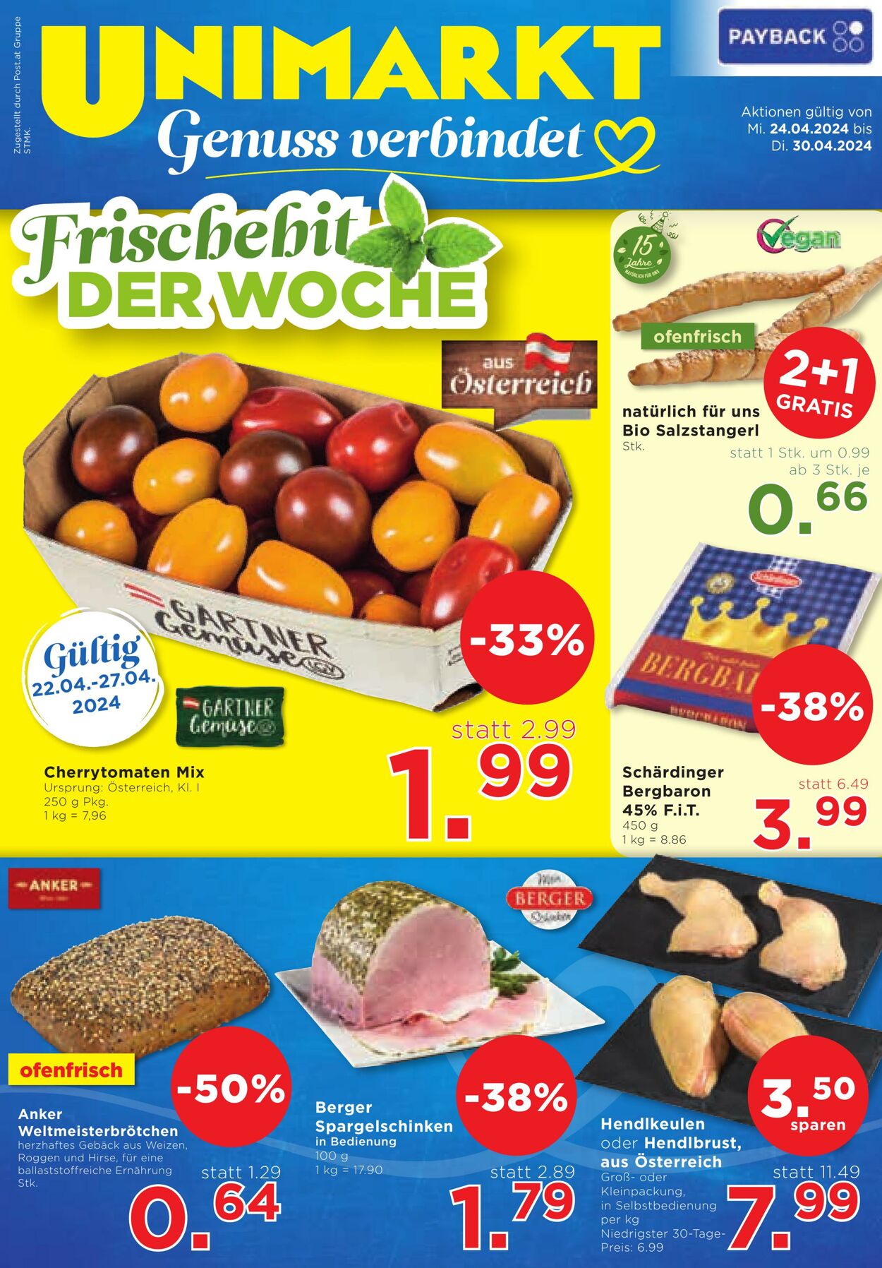 Prospekt Unimarkt 24.04.2024 - 30.04.2024