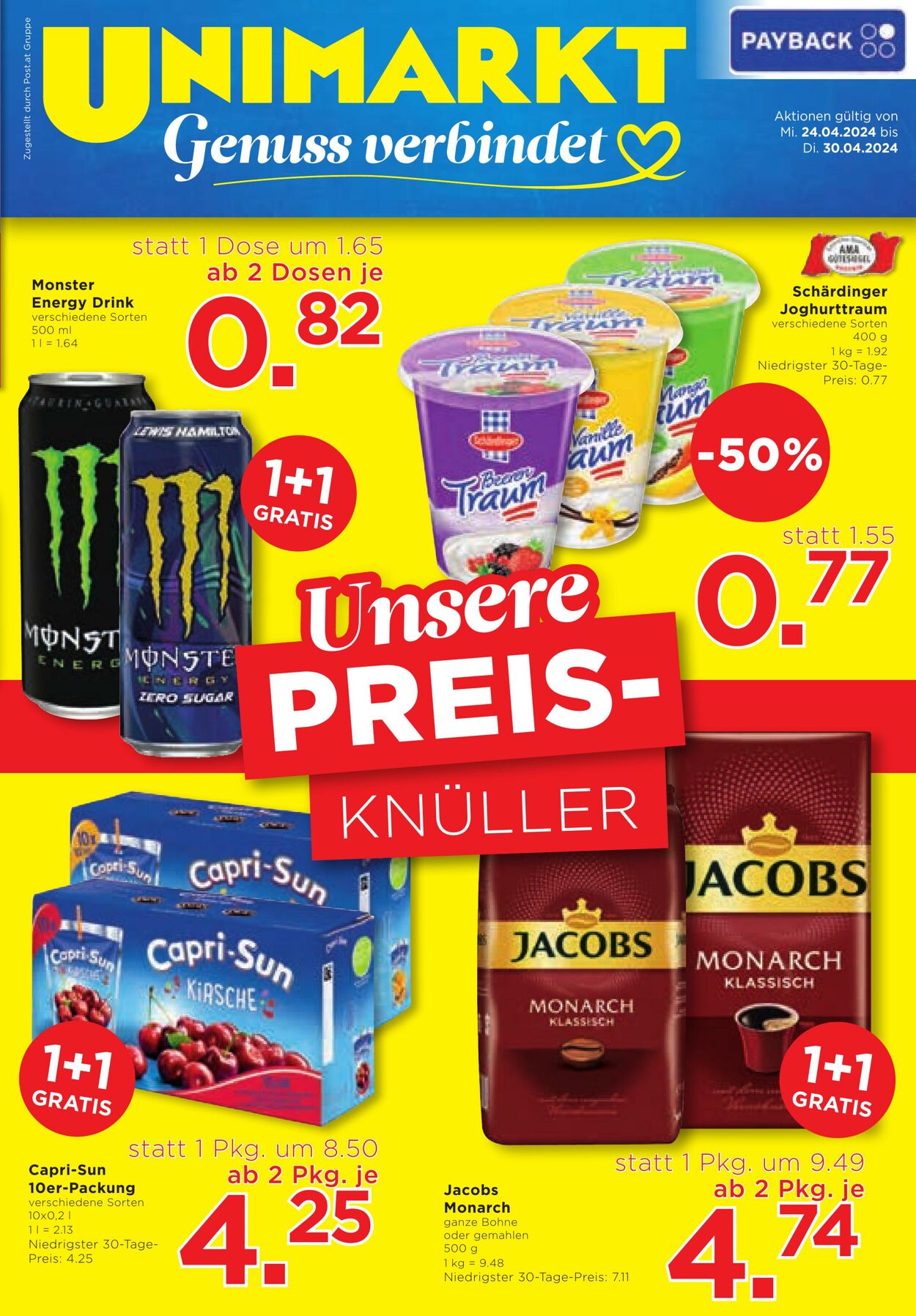 Prospekt Unimarkt 24.04.2024 - 30.04.2024