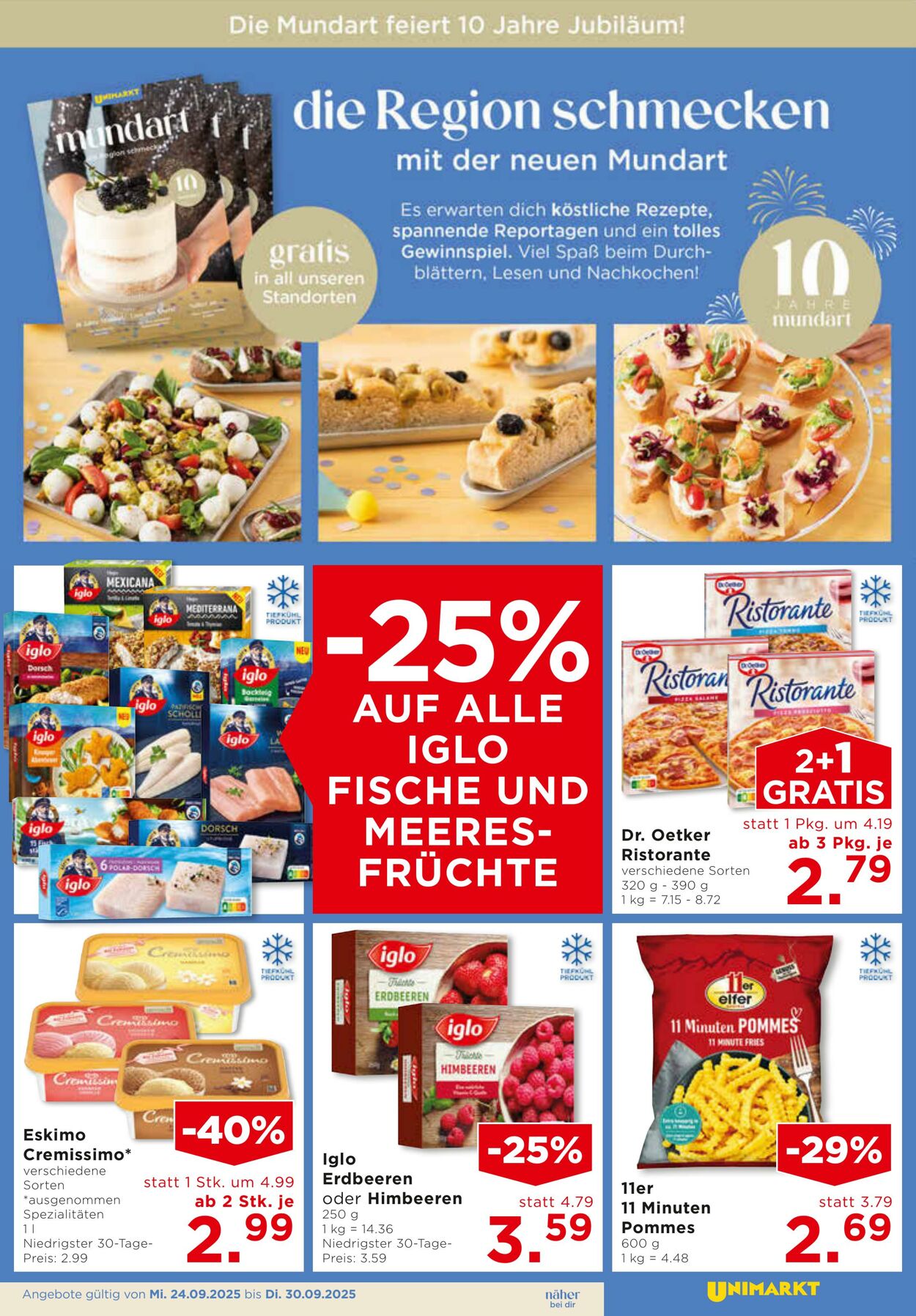Prospekt Unimarkt 24.09.2025 - 30.09.2025