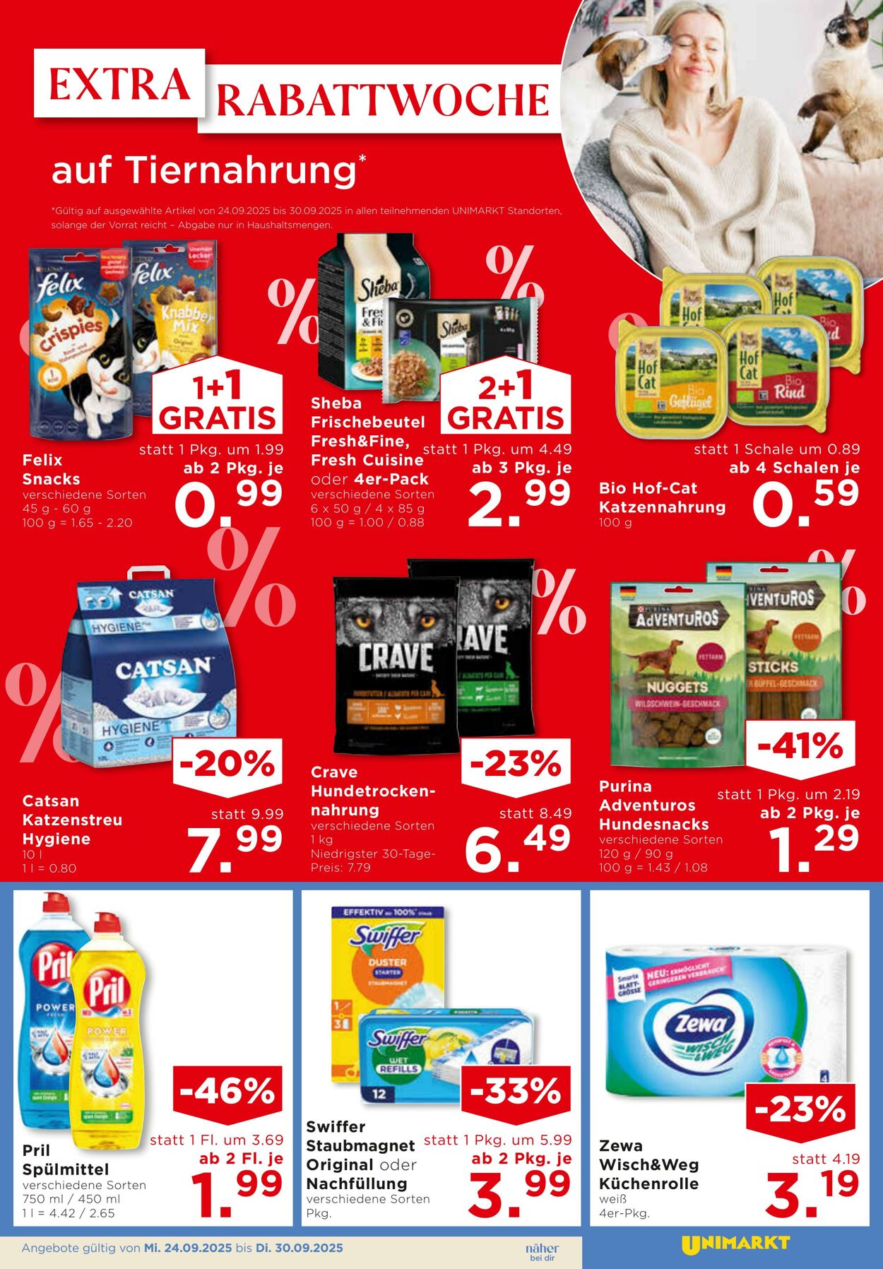 Prospekt Unimarkt 24.09.2025 - 30.09.2025