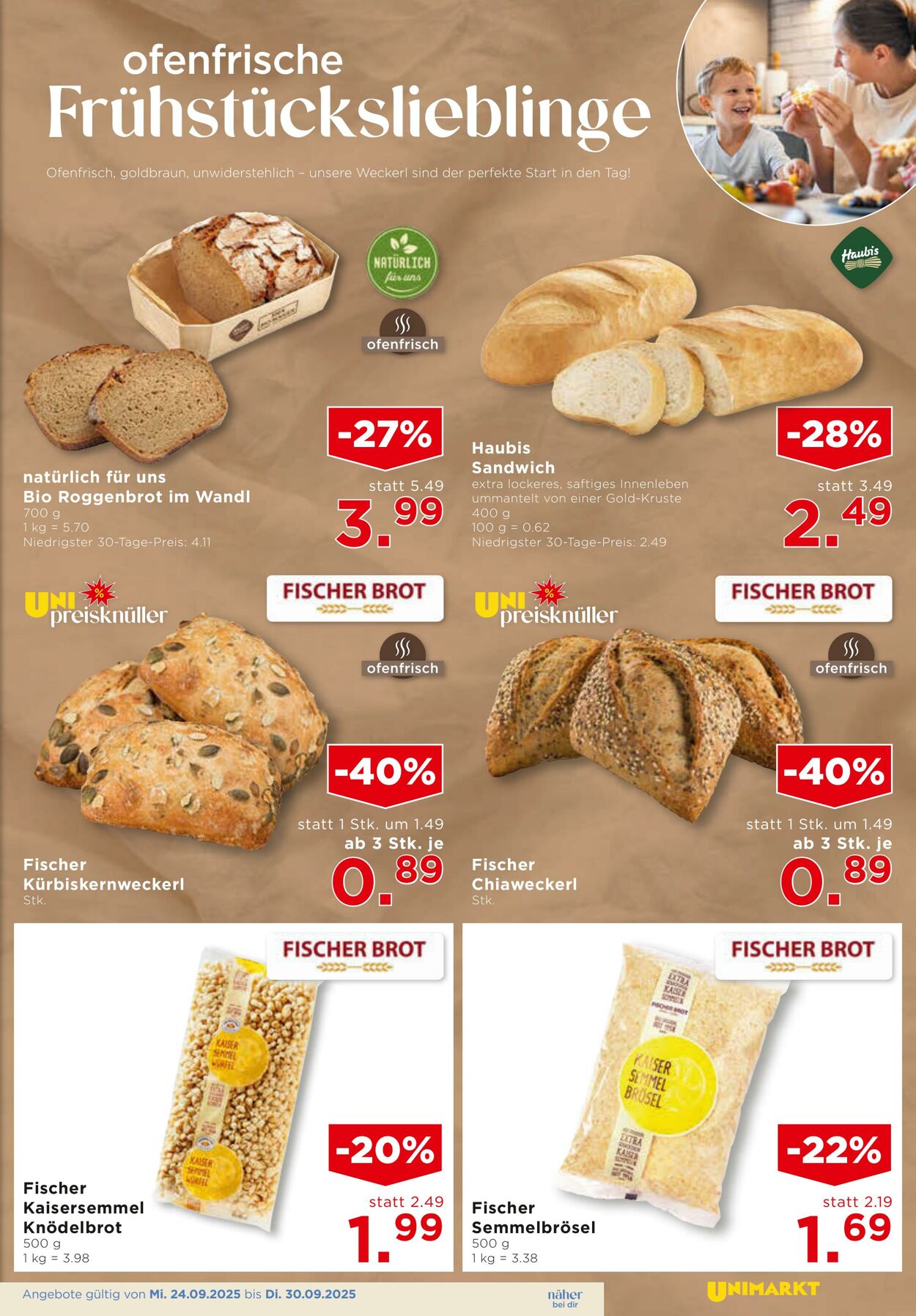 Prospekt Unimarkt 24.09.2025 - 30.09.2025