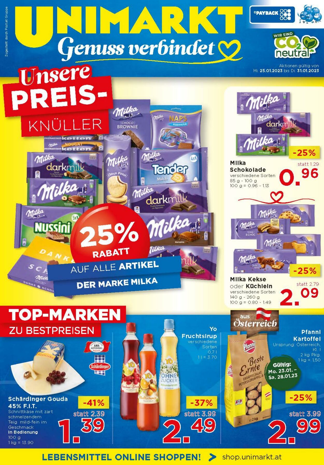 Prospekt Unimarkt 25.01.2023 - 31.01.2023