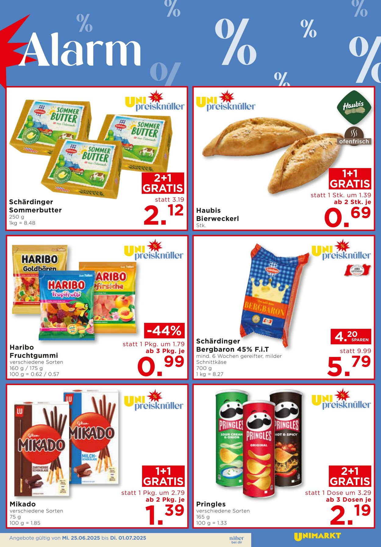 Prospekt Unimarkt 25.06.2025 - 01.07.2025