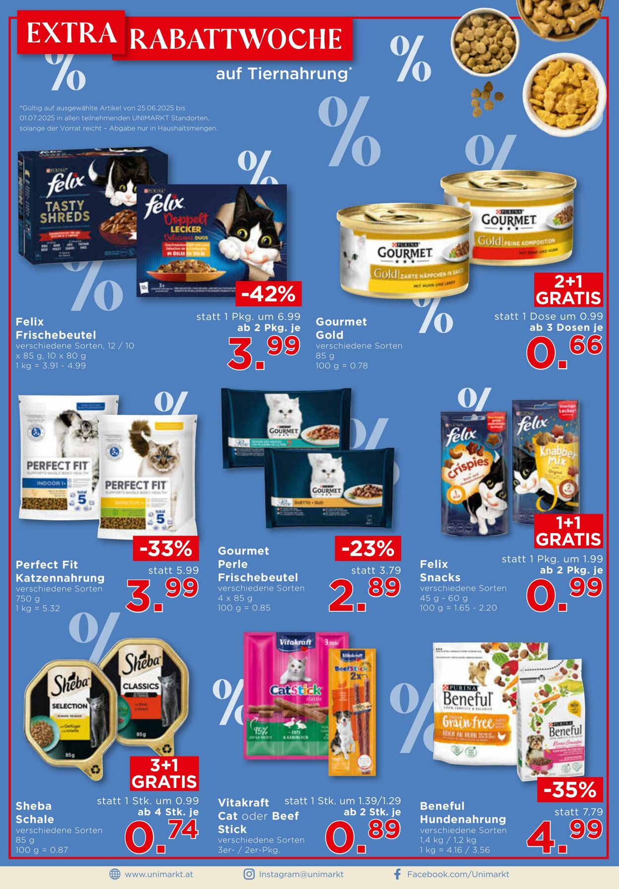 Prospekt Unimarkt 25.06.2025 - 01.07.2025
