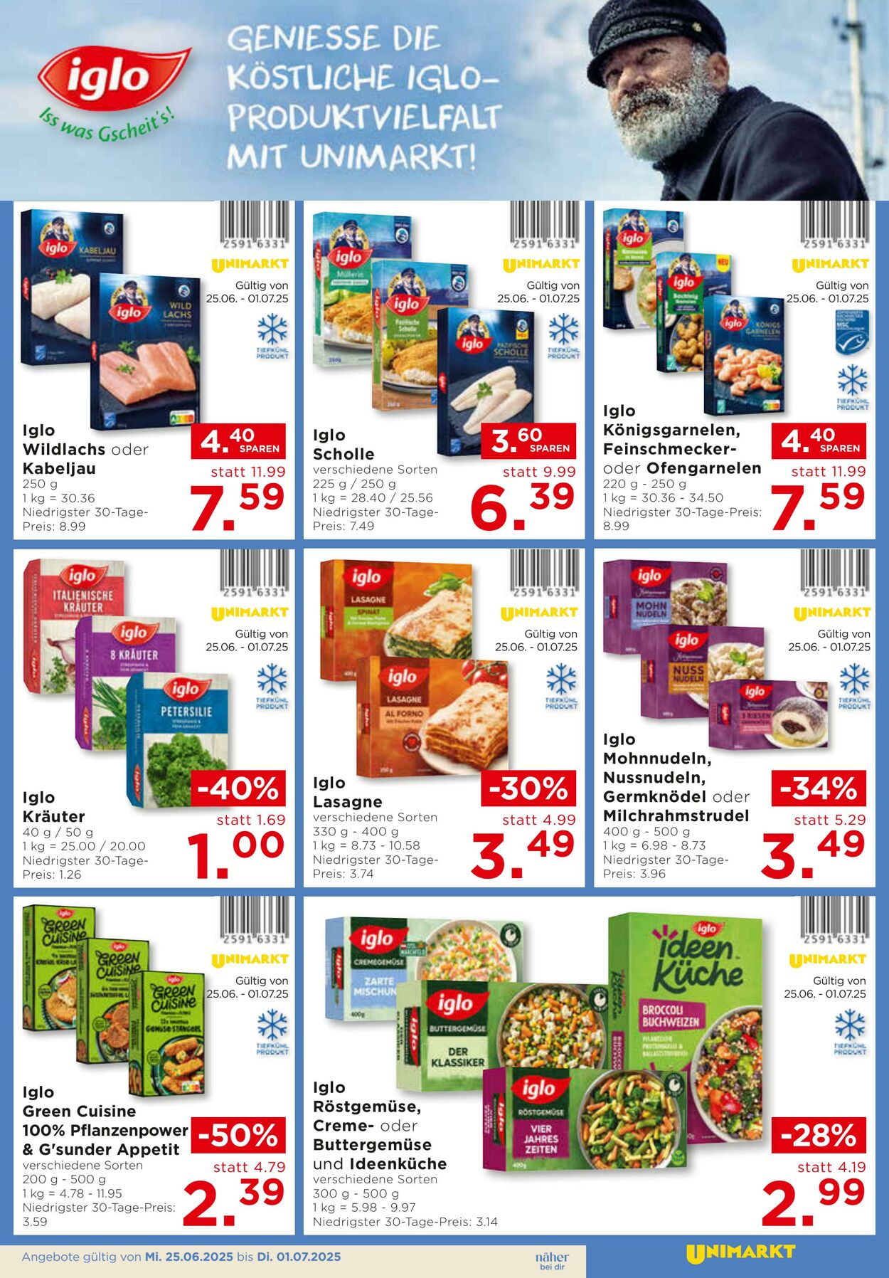 Prospekt Unimarkt 25.06.2025 - 01.07.2025