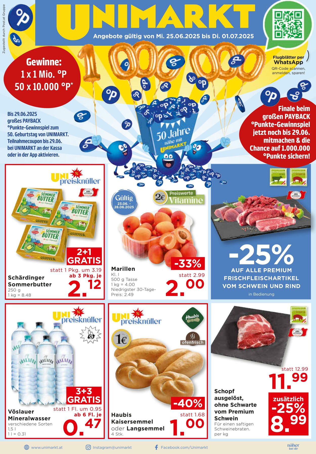 Prospekt Unimarkt 25.06.2025 - 01.07.2025