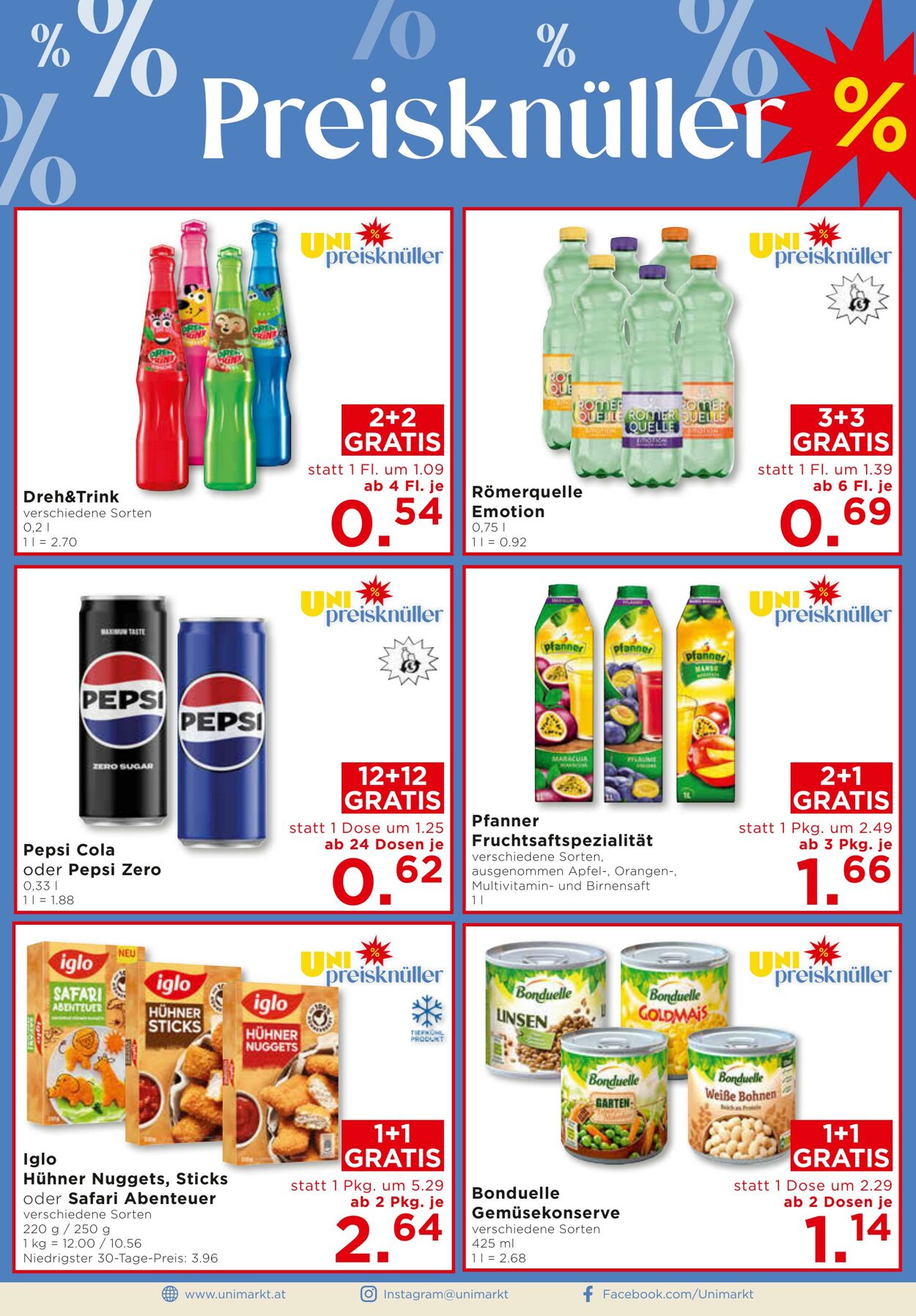 Prospekt Unimarkt 25.06.2025 - 01.07.2025