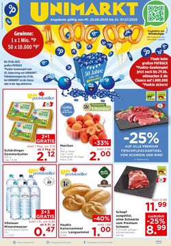 Prospekt Unimarkt 25.06.2025 - 01.07.2025