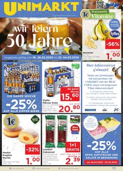 Prospekt Unimarkt 26.02.2025 - 04.03.2025