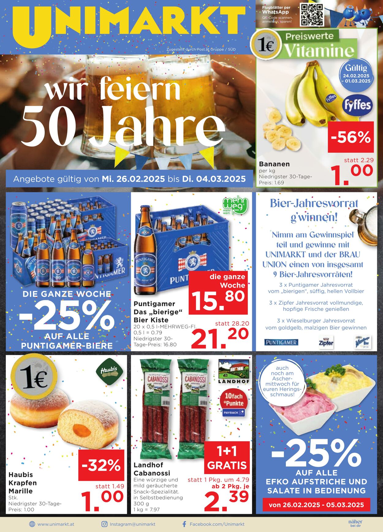 Prospekt Unimarkt 26.02.2025 - 04.03.2025