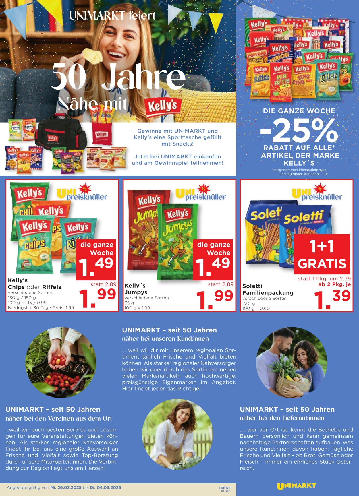 Prospekt Unimarkt 26.02.2025 - 04.03.2025