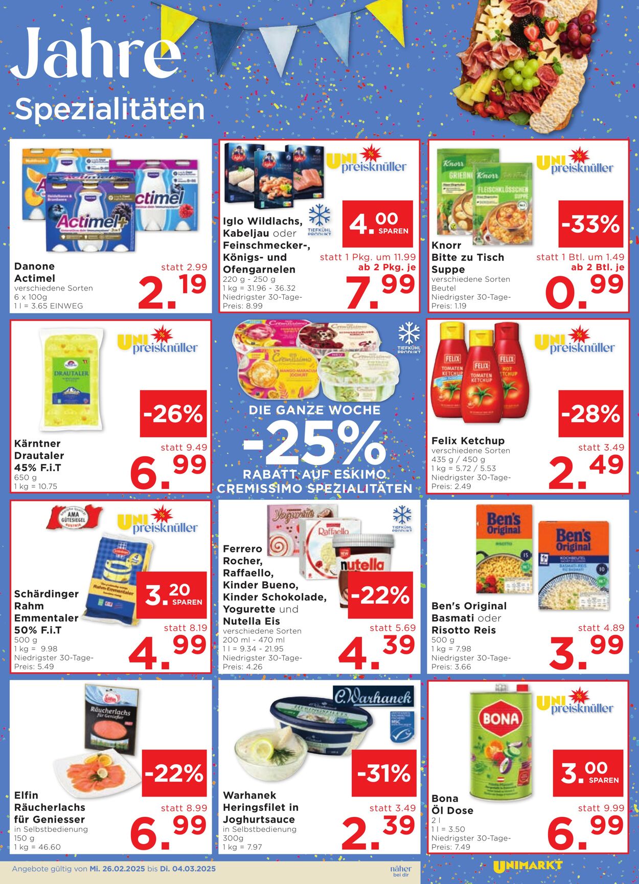 Prospekt Unimarkt 26.02.2025 - 04.03.2025