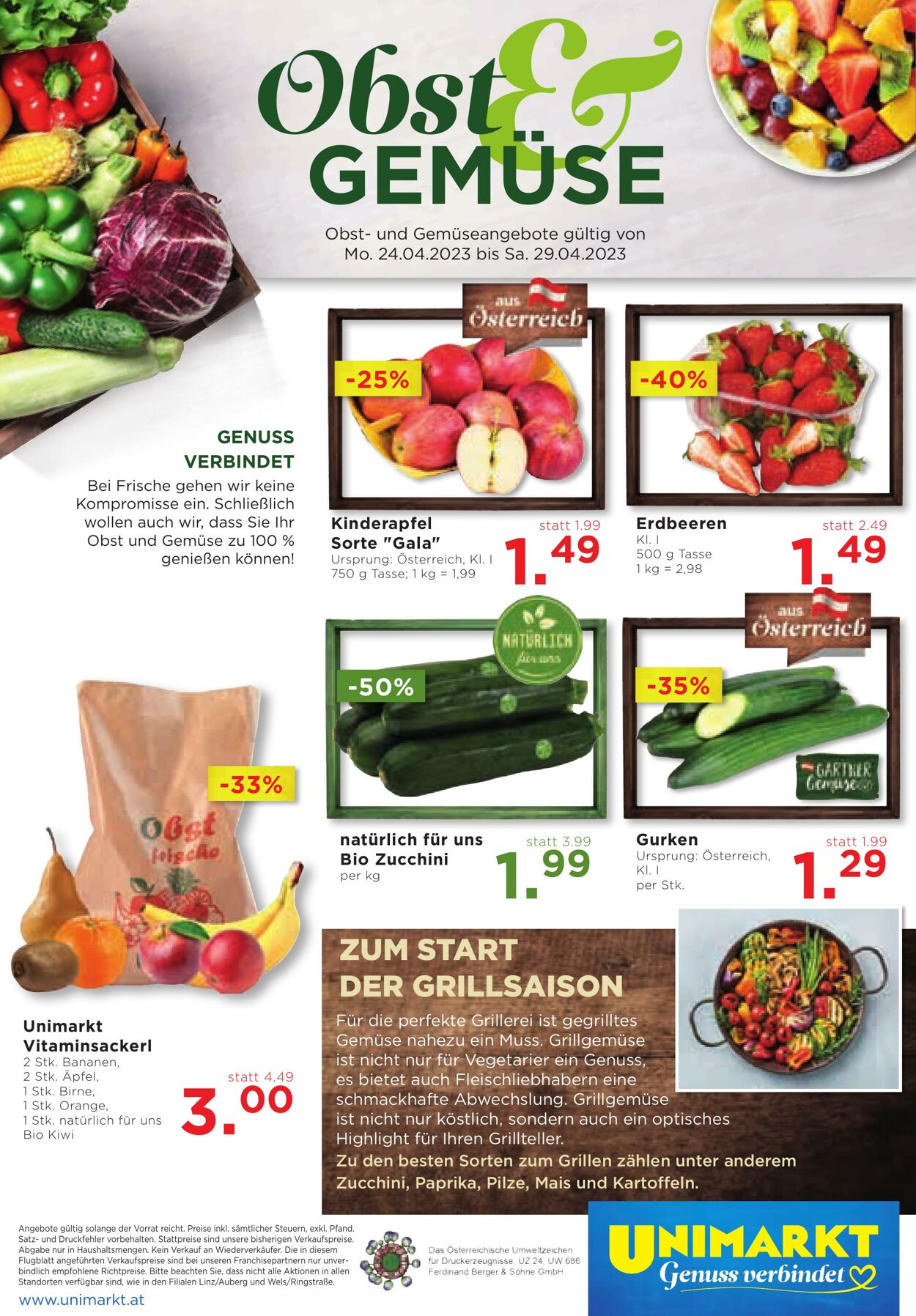 Prospekt Unimarkt 26.04.2023 - 02.05.2023