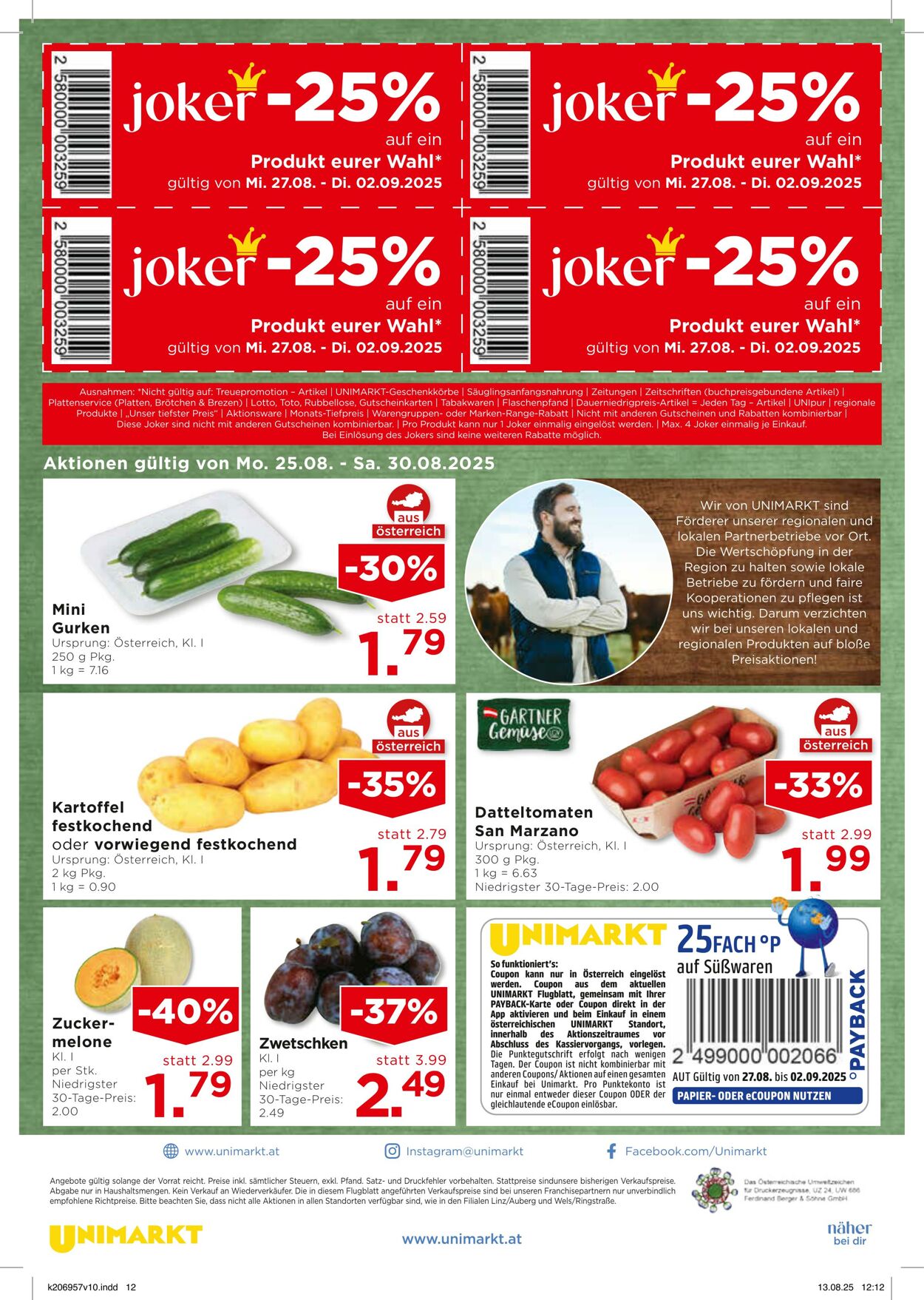 Prospekt Unimarkt 27.08.2025 - 02.09.2025