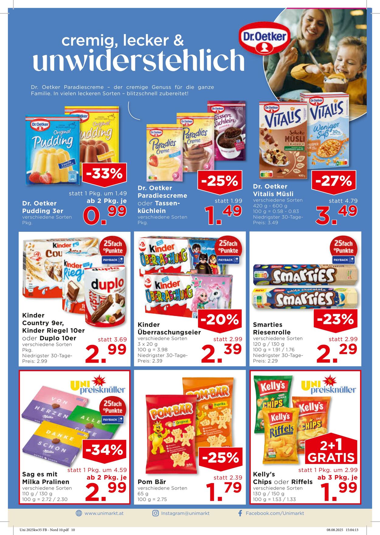 Prospekt Unimarkt 27.08.2025 - 02.09.2025