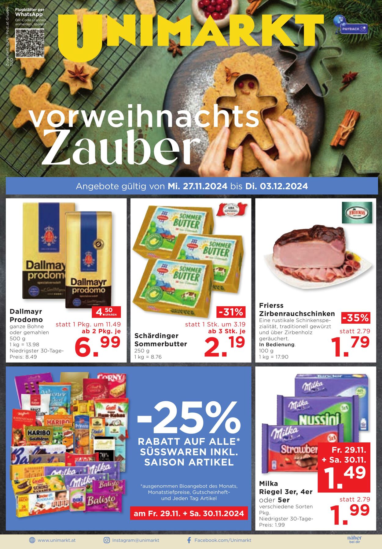 Prospekt Unimarkt 27.11.2024 - 03.12.2024