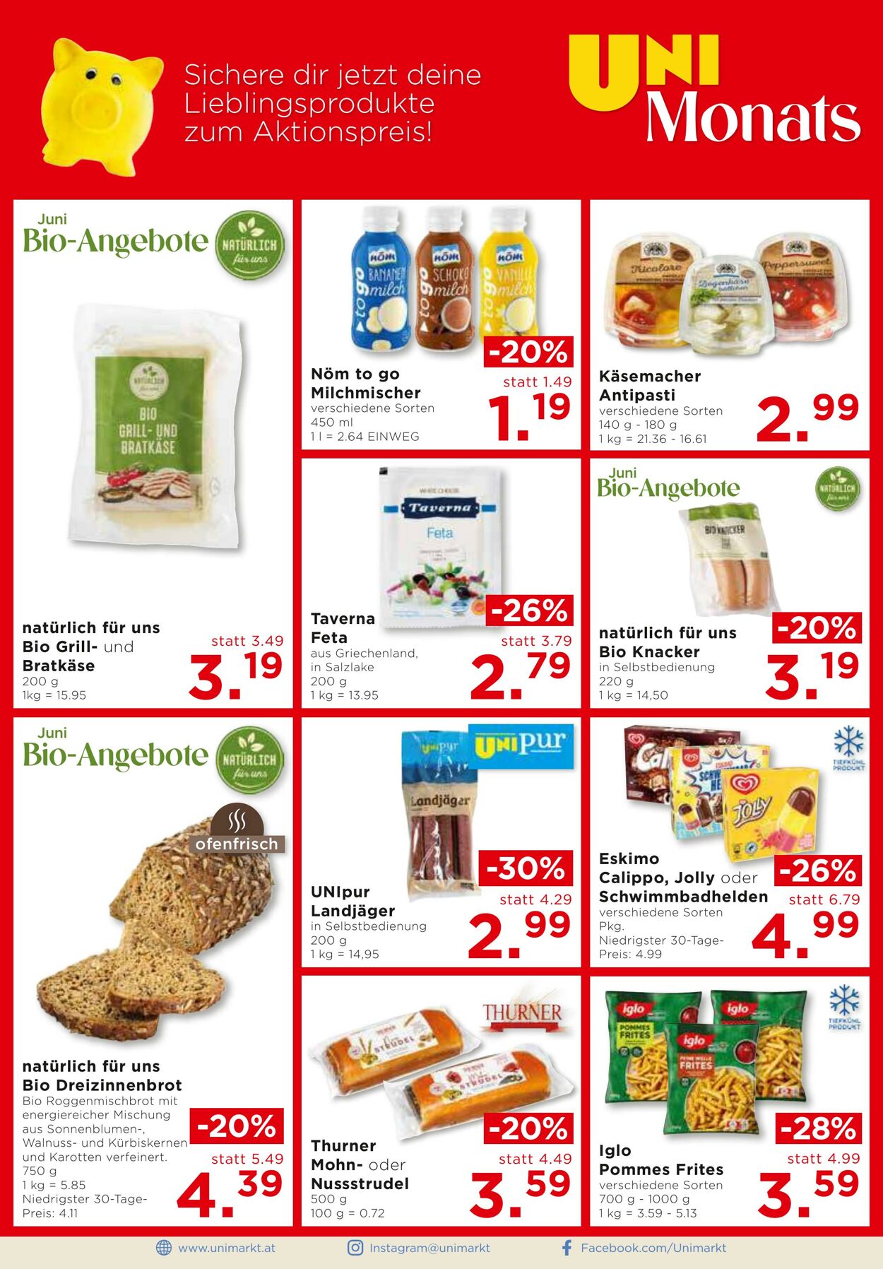 Prospekt Unimarkt 28.05.2025 - 10.06.2025