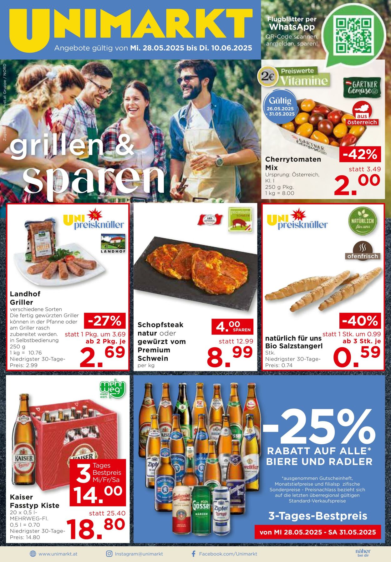 Prospekt Unimarkt 28.05.2025 - 10.06.2025