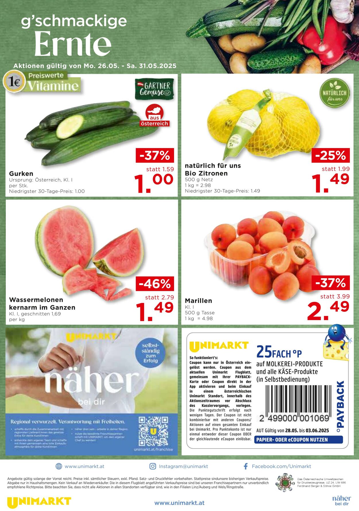 Prospekt Unimarkt 28.05.2025 - 10.06.2025