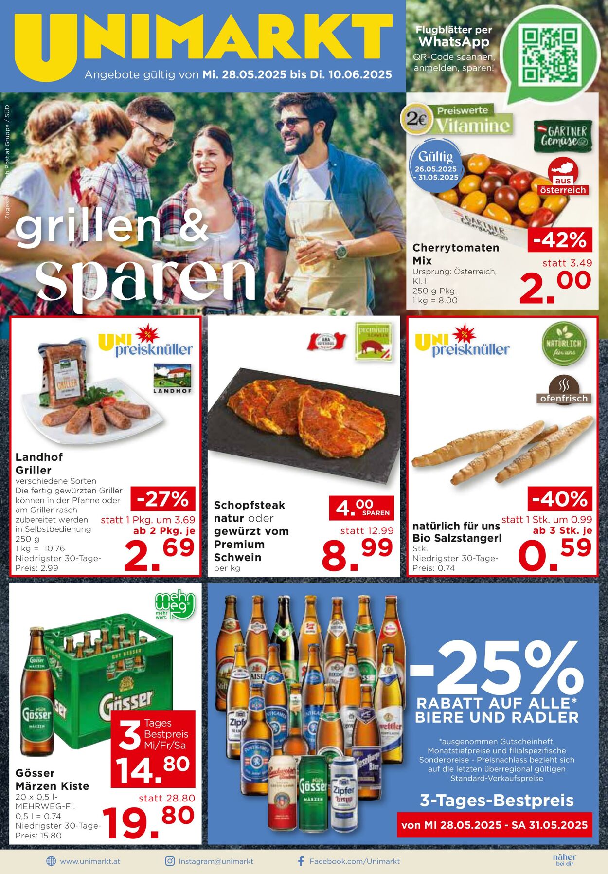 Prospekt Unimarkt 28.05.2025 - 10.06.2025
