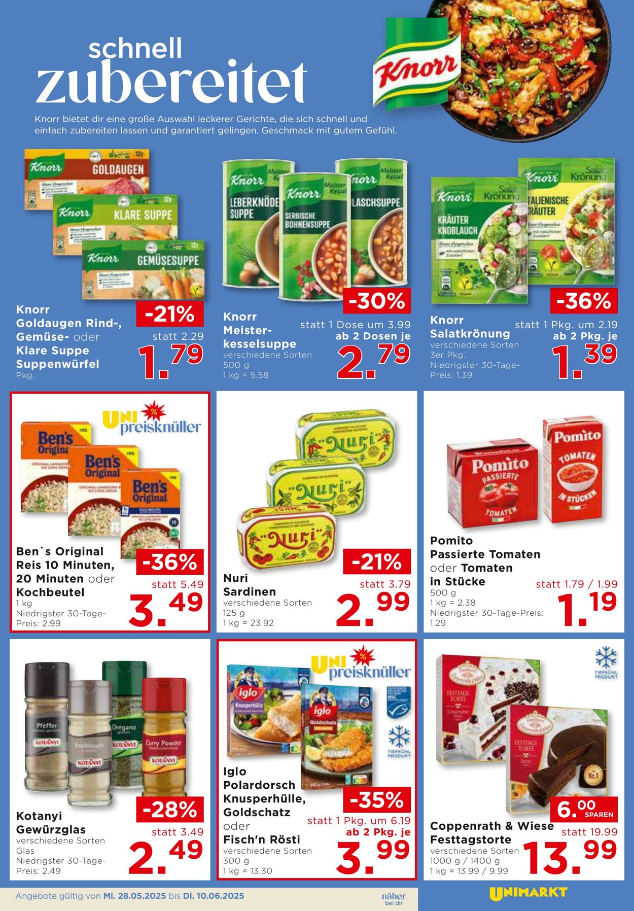 Prospekt Unimarkt 28.05.2025 - 10.06.2025