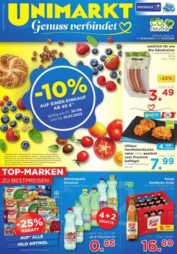 Prospekt Unimarkt 28.06.2023 - 04.07.2023