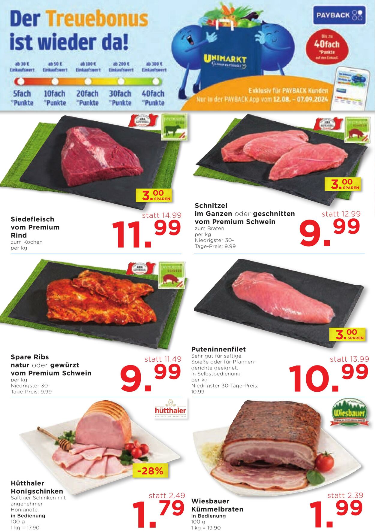 Prospekt Unimarkt 28.08.2024 - 03.09.2024