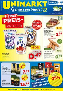 Prospekt Unimarkt 28.09.2022 - 04.10.2022