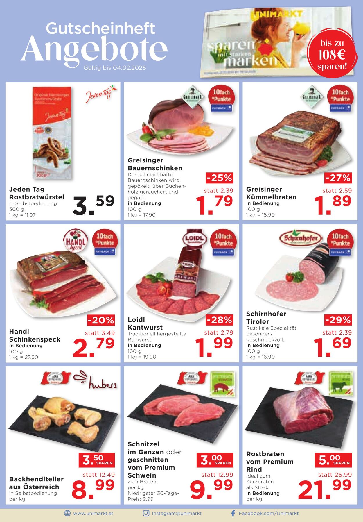 Prospekt Unimarkt 29.01.2025 - 04.02.2025