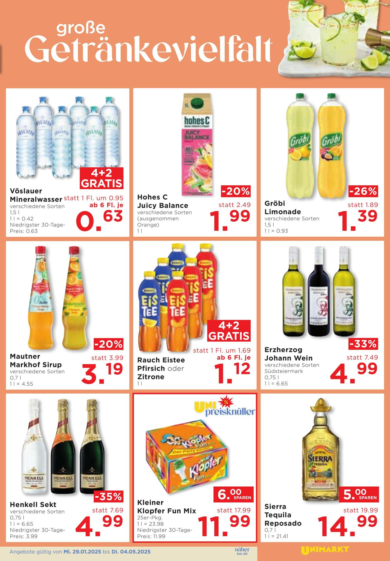 Prospekt Unimarkt 29.01.2025 - 04.02.2025