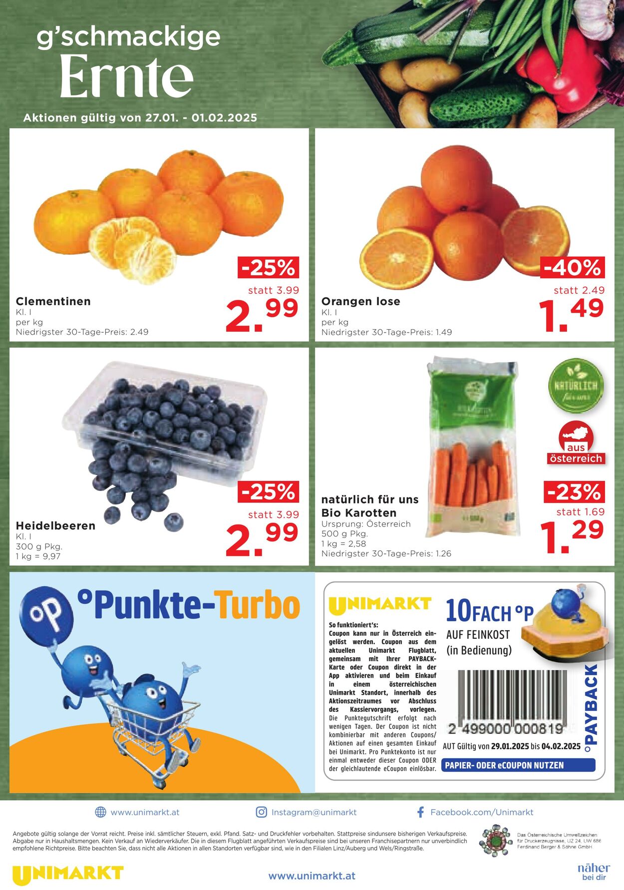 Prospekt Unimarkt 29.01.2025 - 04.02.2025