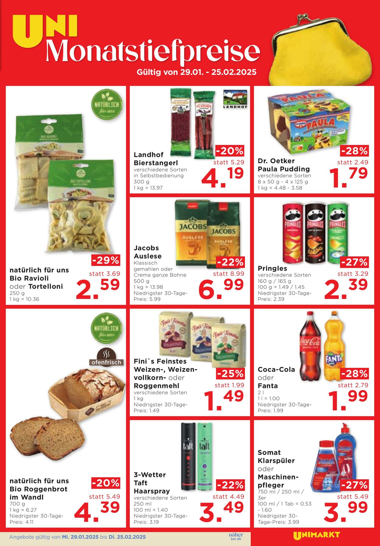 Prospekt Unimarkt 29.01.2025 - 04.02.2025