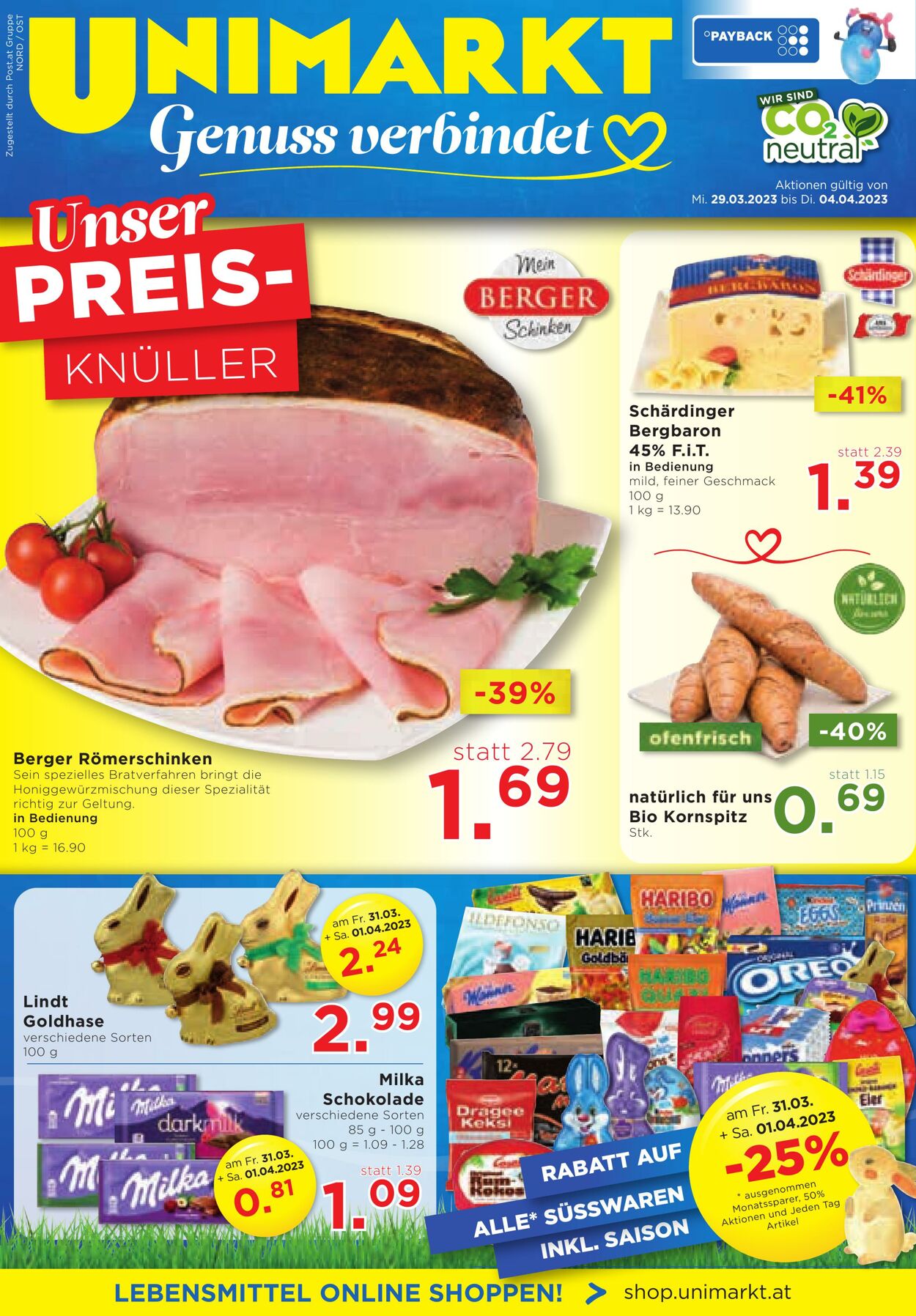 Prospekt Unimarkt 29.03.2023 - 04.04.2023