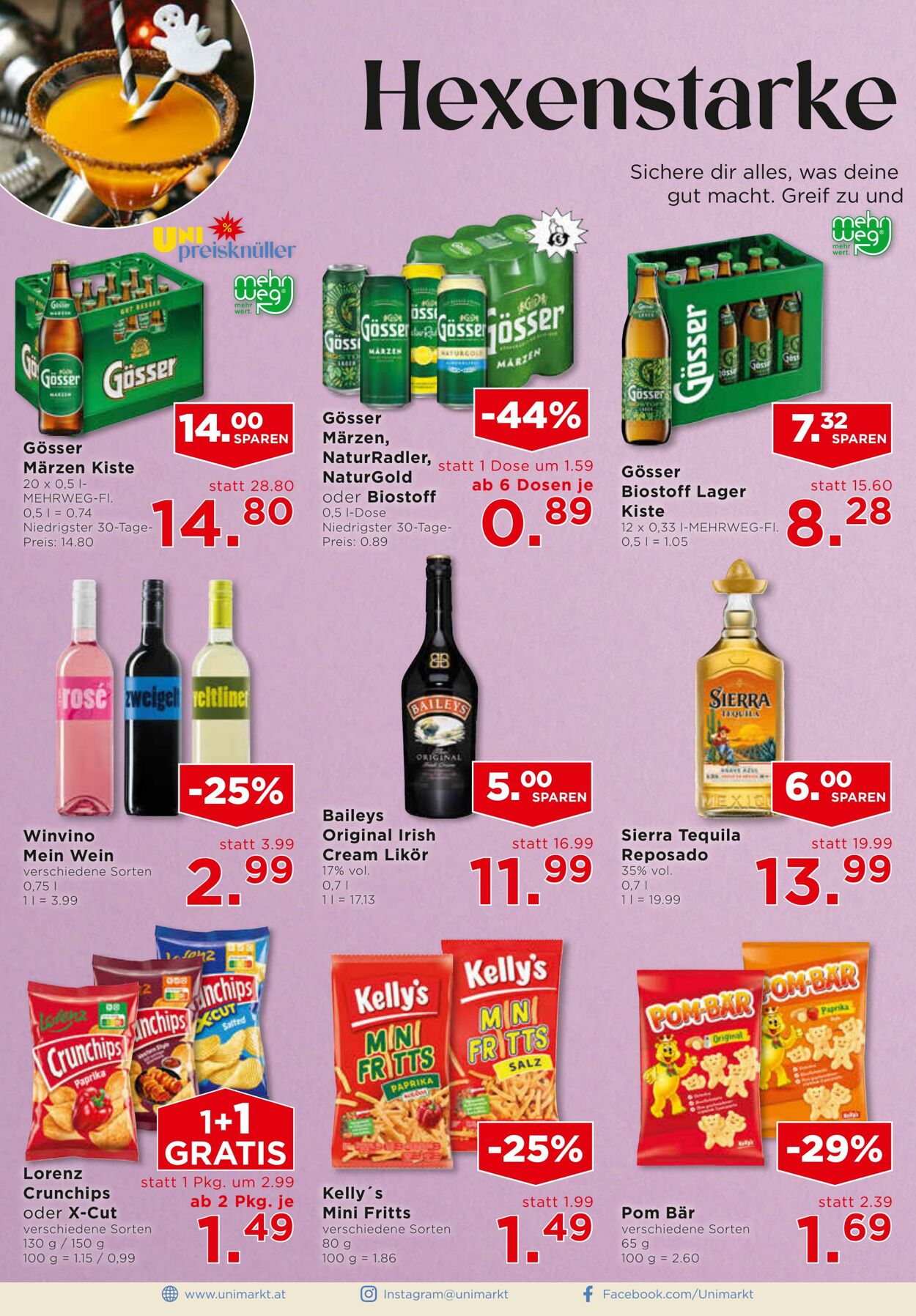 Prospekt Unimarkt 29.10.2025 - 04.11.2025