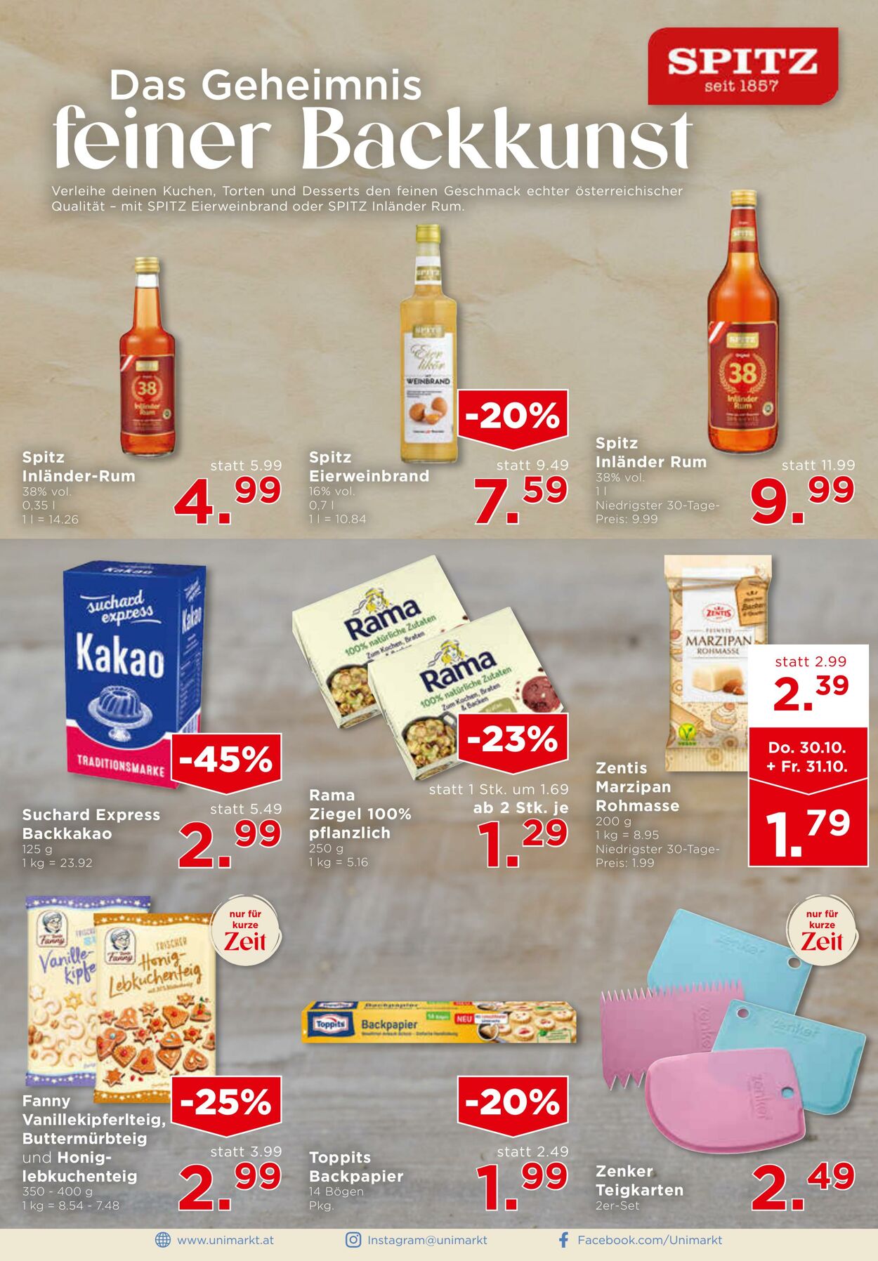 Prospekt Unimarkt 29.10.2025 - 04.11.2025