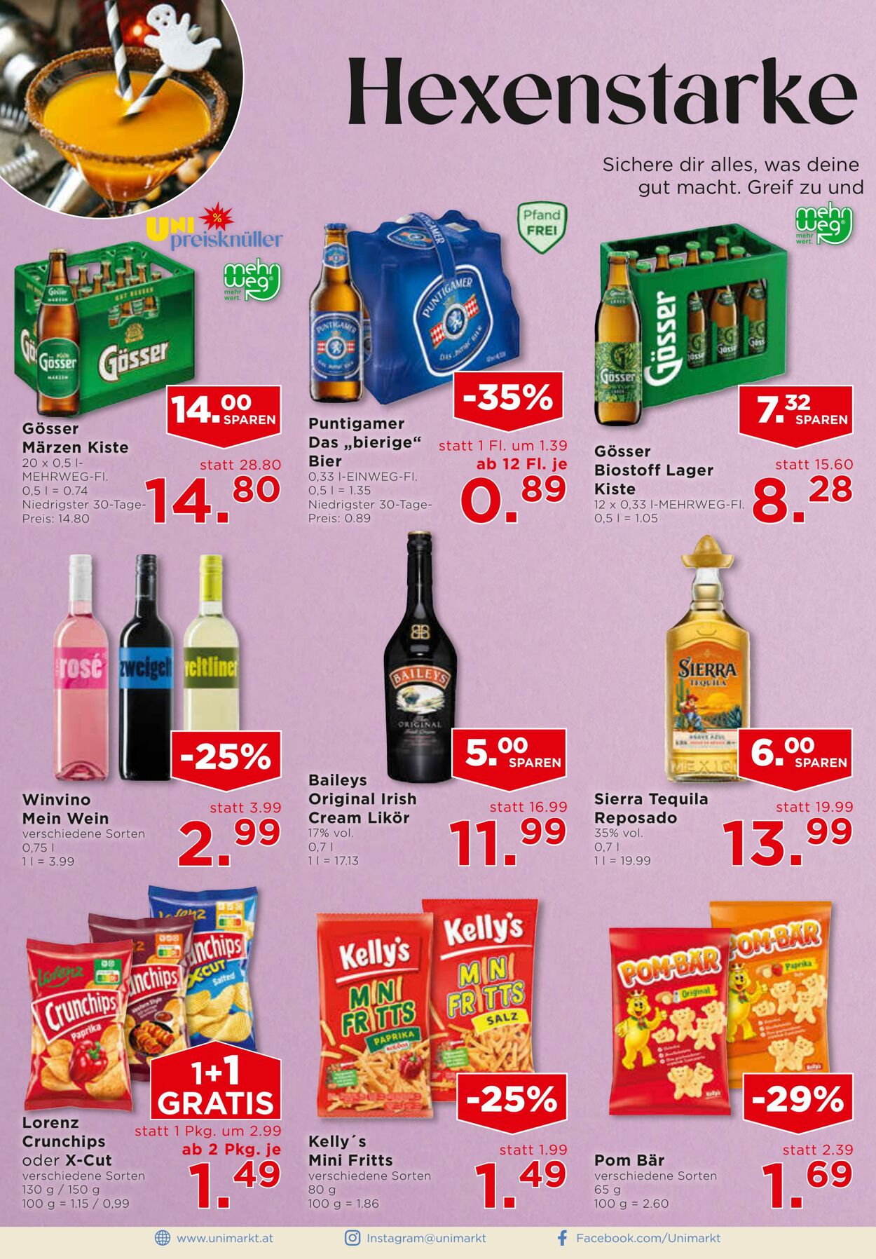 Prospekt Unimarkt 29.10.2025 - 04.11.2025