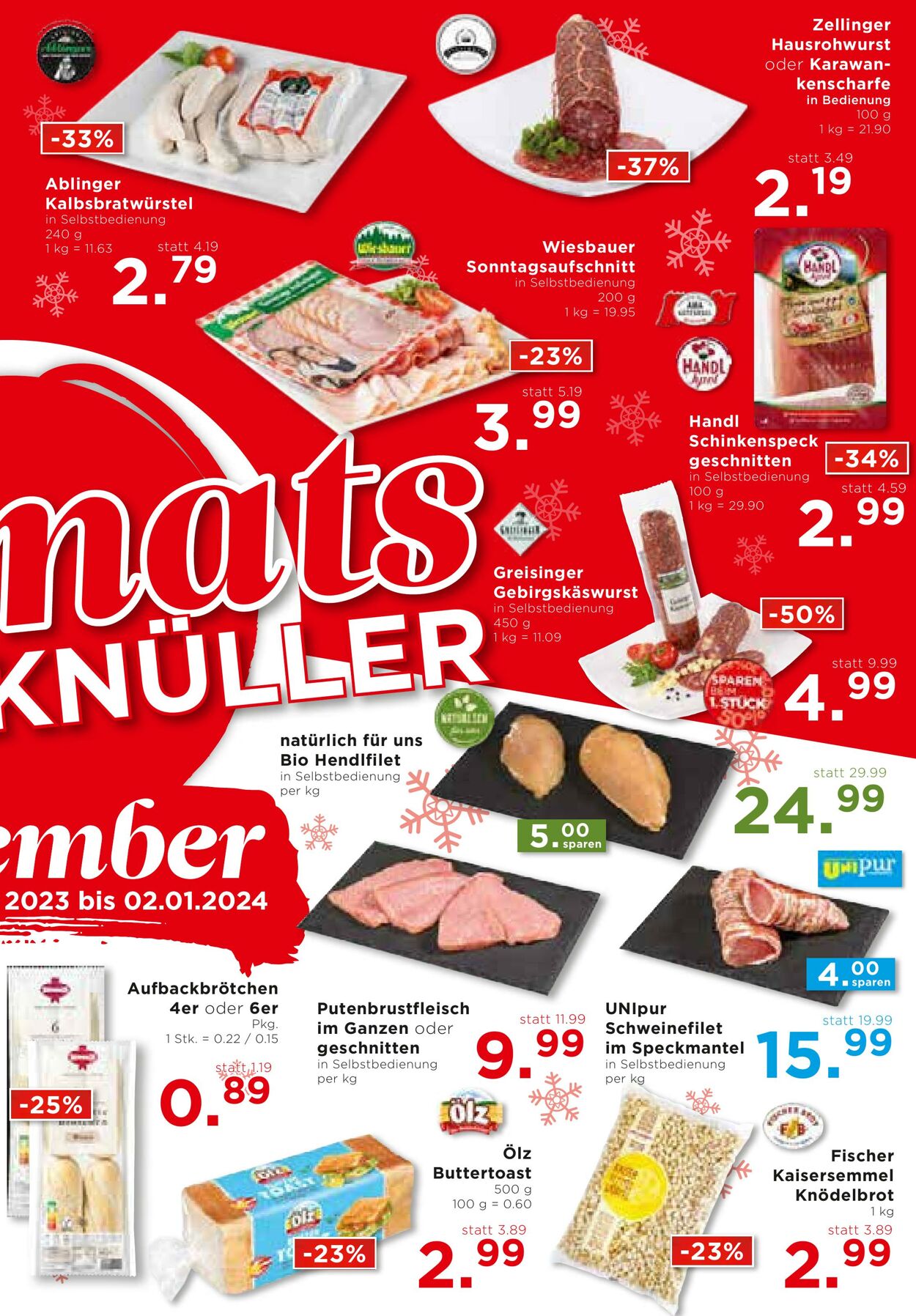 Prospekt Unimarkt 29.11.2023 - 02.01.2024