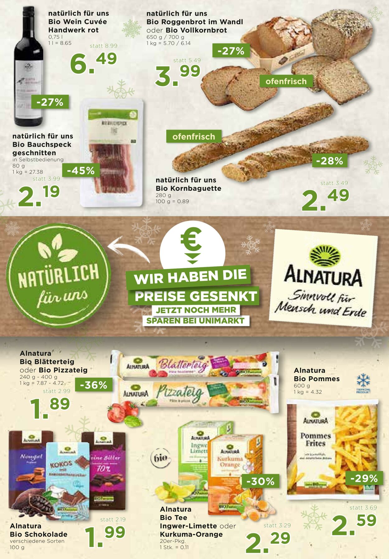 Prospekt Unimarkt 29.11.2023 - 02.01.2024