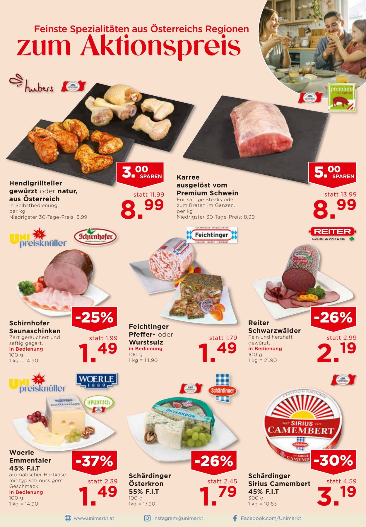 Prospekt Unimarkt 30.07.2025 - 05.08.2025