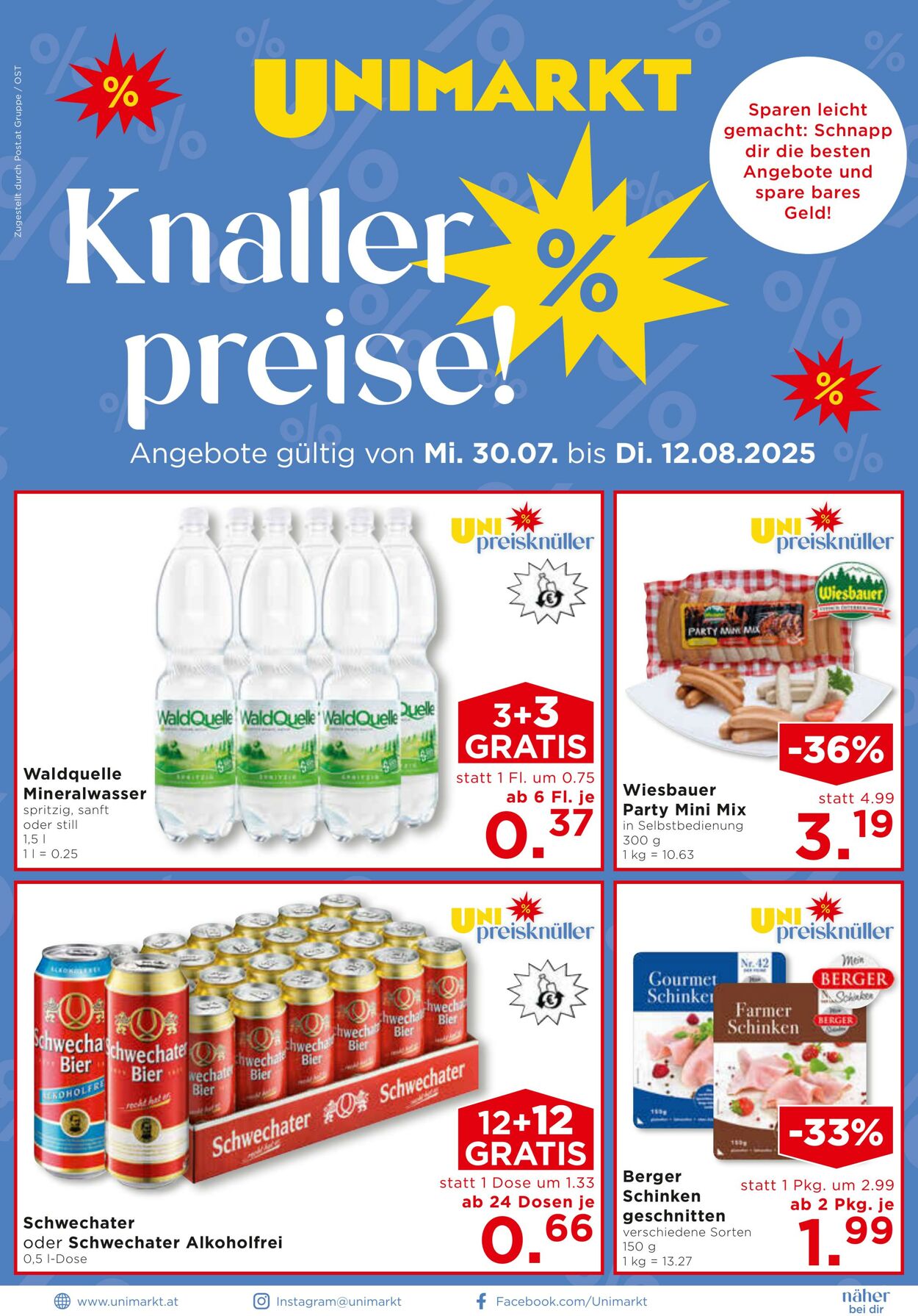 Prospekt Unimarkt 30.07.2025 - 05.08.2025