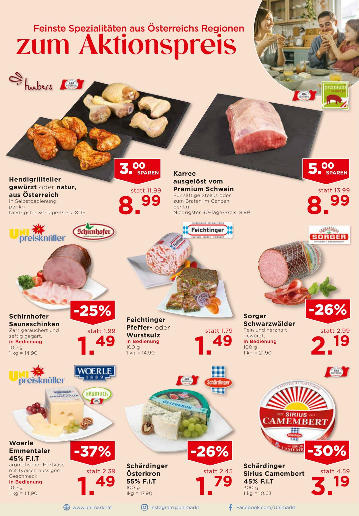 Prospekt Unimarkt 30.07.2025 - 05.08.2025